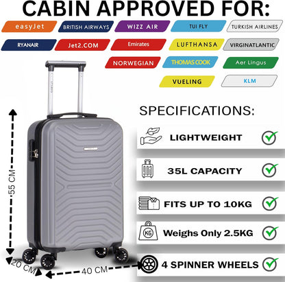 Flymax London Legacy Lightweight Cabin Luggage