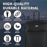 Flymax Nairobi Navigator - Lightweight Soft Shell Luggage
