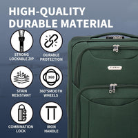 Flymax Barcelona Breeze Medium Soft Shell Suitcase high quality materials