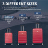 Flymax Kyoto Guardian Lightweight Medium Hard Shell Suitcase diffrent sizes