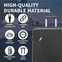Flymax 4 Wheel Hardshell Suitcases 2191