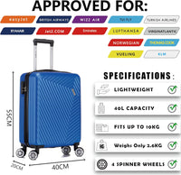 Flymax Mumbai Fortress Lightweight Cabin Luggage 55X40X20 Ryanair.