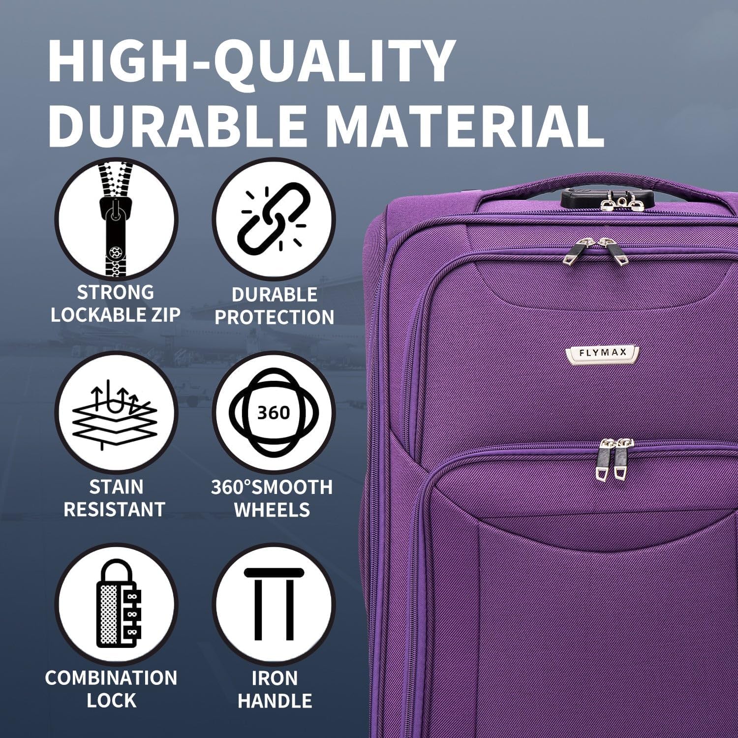 Barcelona Breeze Cabin 4-wheel cabin suitcases high quality materials