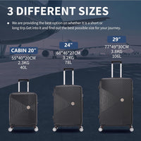  Flymax ParisFlex Cabin Suitcase Suitcase available sizes 