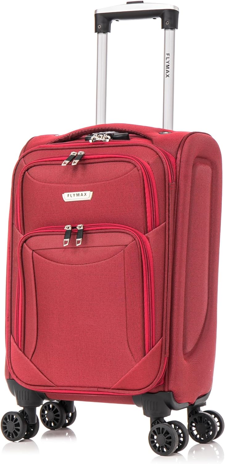 Flymax Barcelona Breeze - 4 Wheel Lightweight softshell suitcase