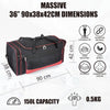 36" XXL Large Holdall Duffle Bag Lightweight Travel Duffel with Strong Zippers & Foldable Luggage 150L Capacity