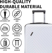 Flymax Mumbai Fortress 56X45X25 Lighweight Easyjet Cabin Suitcase.
