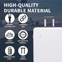 Flymax Mumbai Fortress 24" Medium Lightweight Suitcase high quality materials