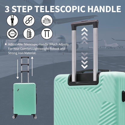  Flymax Mumbai Fortress Lightweight Carry-On suitcase  telescopic handle