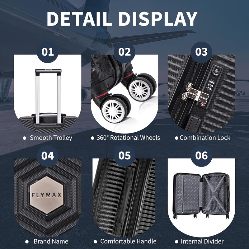  Flymax ParisFlex Cabin Suitcase amazing features