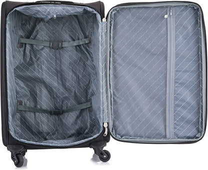 Barcelona Breeze Cabin 4-wheel cabin suitcases close up inside
