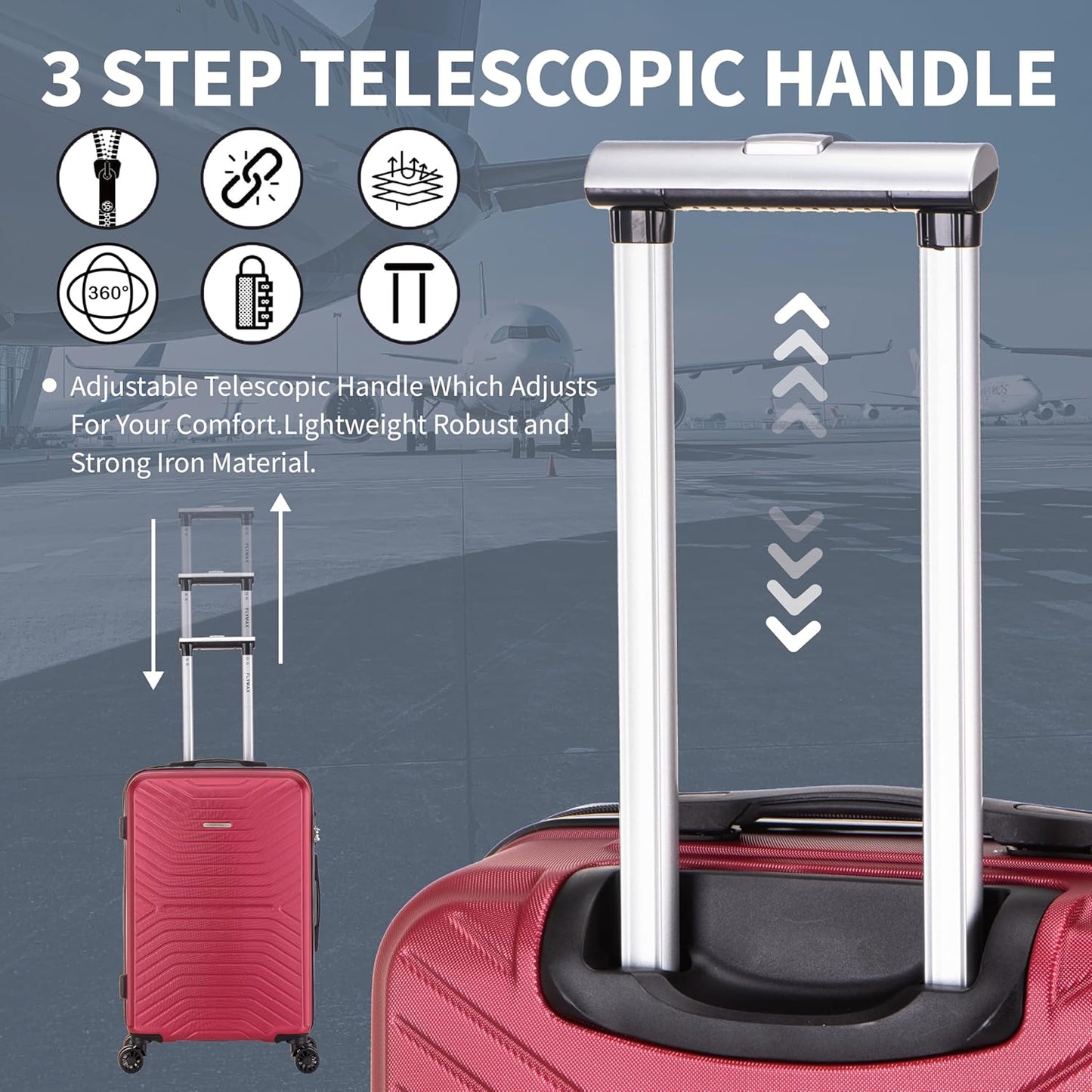 Flymax London Legacy 32-Inch Extra Large Suitcase