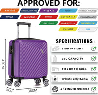 Flymax Mumbai Fort Lightweight Cabin Luggage 45X36X20 EASYJET.