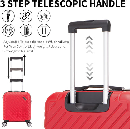 Flymax Seoul Defender 56X45X25 Lighweight Easyjet Cabin Suitcase.