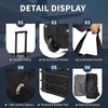 32-Inch Wheeled Travel Bag detailed view of internal compartments with large storage space and durable zippers.