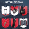 Mumbai Fortress Large Hard Shell Suitcase diffrent features