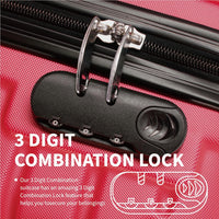Super Lightweight Suitcase 3 digit locker