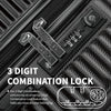  Flymax ParisFlex Cabin Suitcase tsa approved 3 digit lock