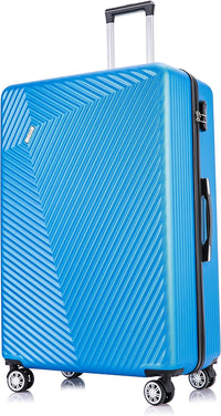 Mumbai Fortress Large Hard Shell Suitcase in blue