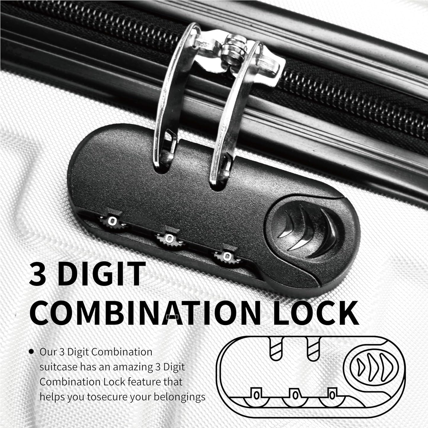 Flymax Seoul Defender 4 Wheel Hardshell Suitcases