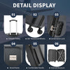  Flymax New York fort medium suitcase features