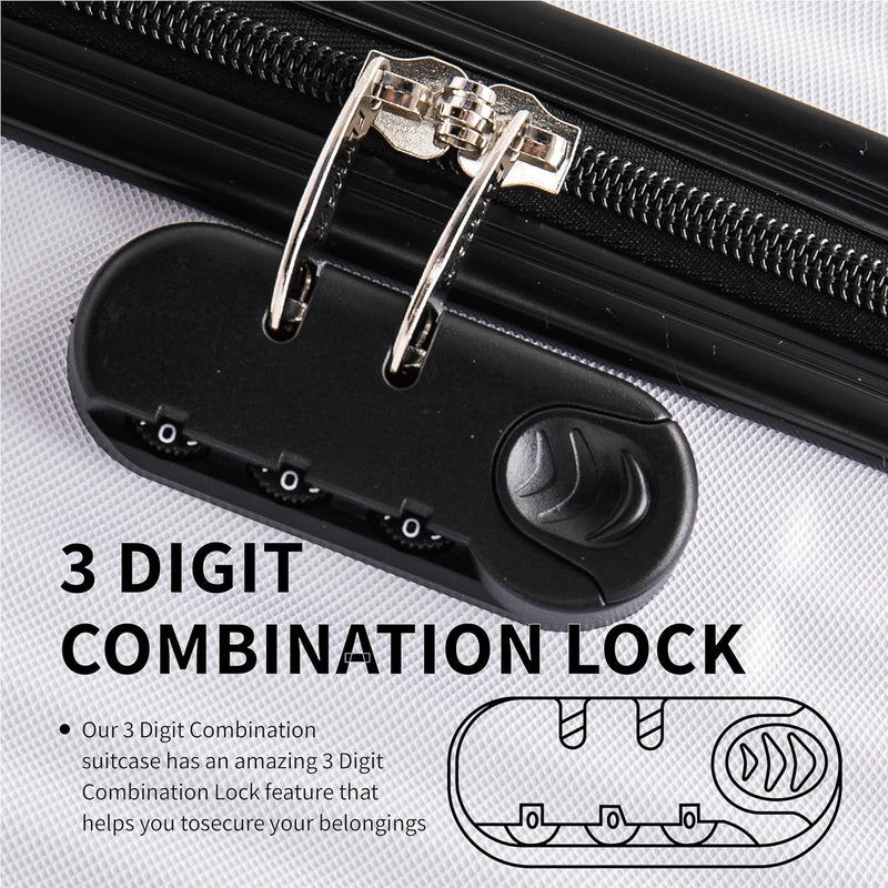 Flymax 4 Wheel Hardshell Suitcases 2191