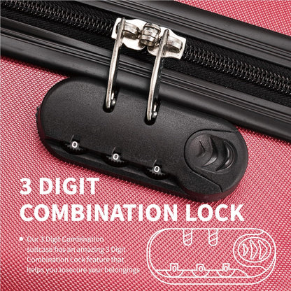 Secure 3-Digit Combination Lock – Flymax New York Fort 29-inch Large Suitcase