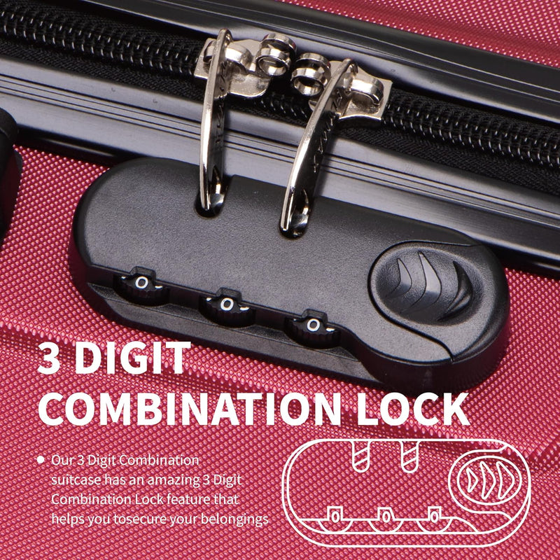 Flymax London Legacy 24-Inch Medium Suitcase – Spacious and Durable Travel Luggage