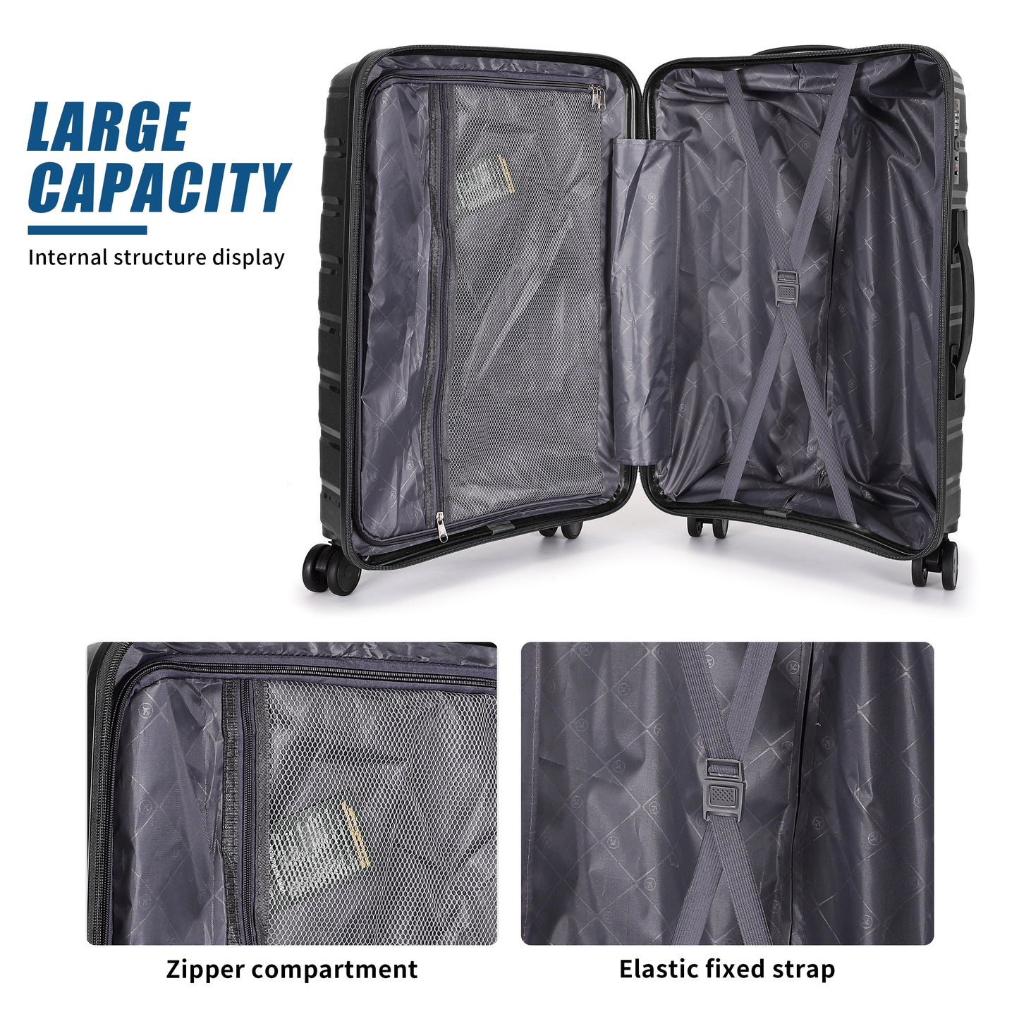Los Angeles Flex Lightweight Premium Suitcase