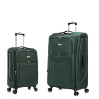 Flymax Barcelona Breeze Suitcase Set -4 Wheel Lightweight softshell Luggage