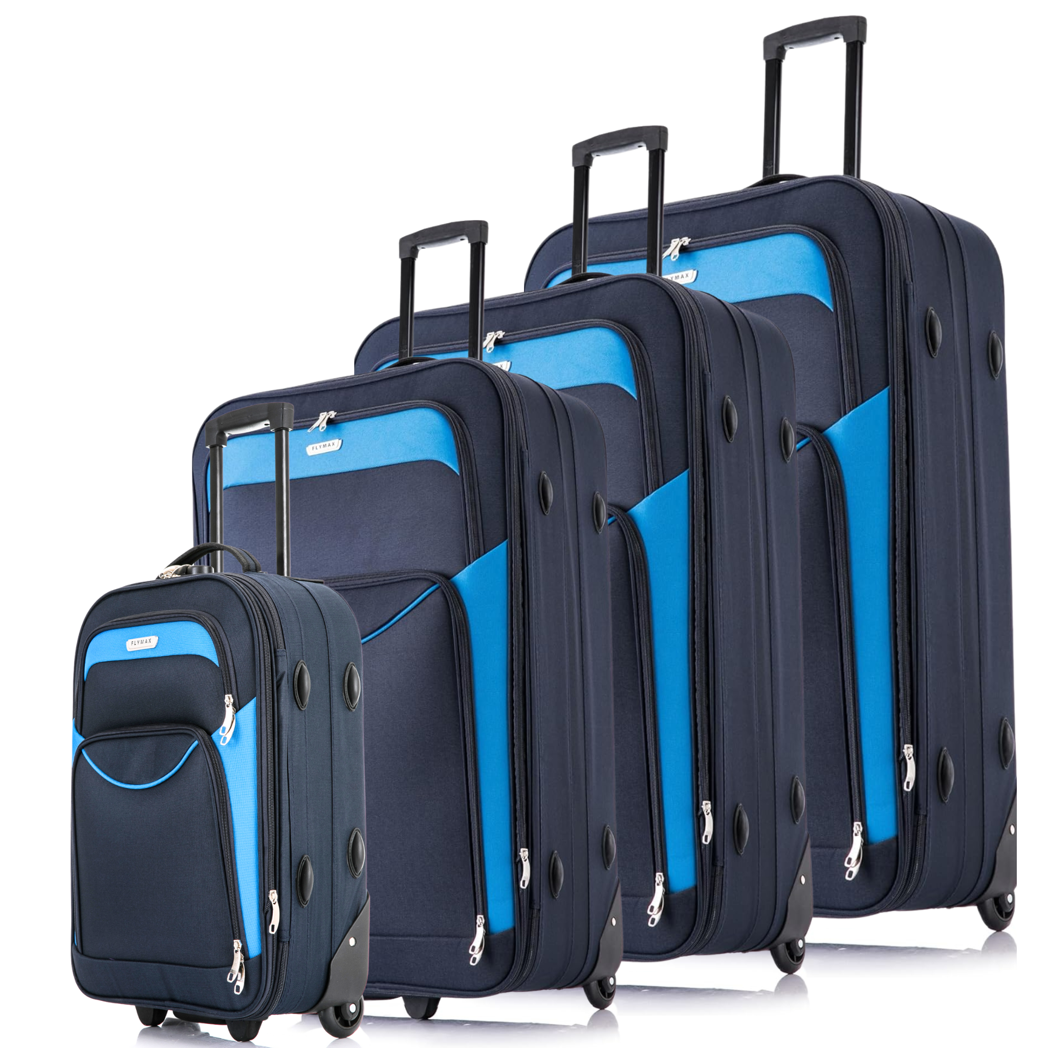 Flymax Vienna Voyager 4-Piece Luggage Set | Spacious, Durable, and ...
