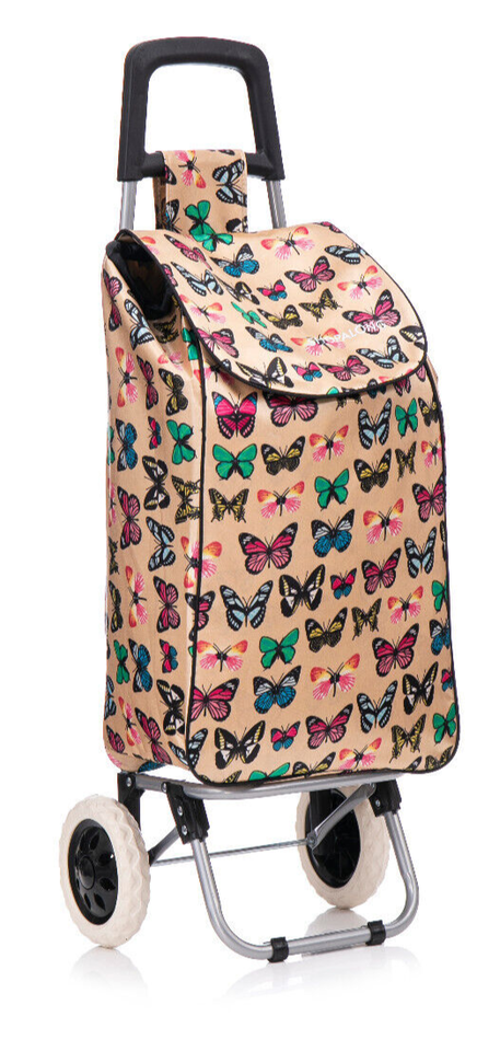 Butterfly Edition – Lightweight, Foldable & Stylish Shopping Trolley