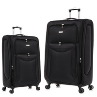 Flymax Barcelona Breeze Suitcase Set -4 Wheel Lightweight softshell Luggage