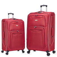 Flymax Barcelona Breeze Suitcase Set -4 Wheel Lightweight softshell Luggage