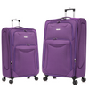 Flymax Barcelona Breeze Suitcase Set -4 Wheel Lightweight softshell Luggage
