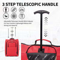 Flymax Sao Paulo Glide 45x36x20cm Ultra-Lightweight Cabin Luggage for EasyJet and Ryanair