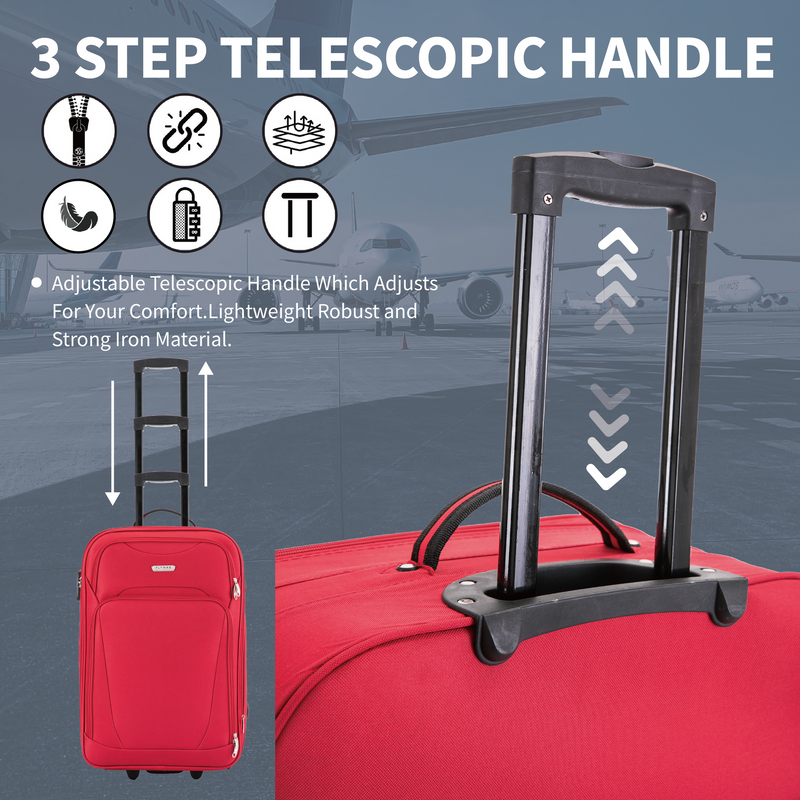 Flymax Vienna Voyage - The Best Lightweight And Spacious SoftShell Travel Suitcase