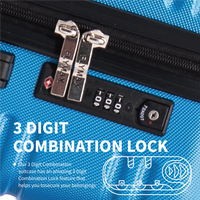 Flymax Kyoto Guardian Lightweight Large Hard Shell Suitcase tsa approved lock
