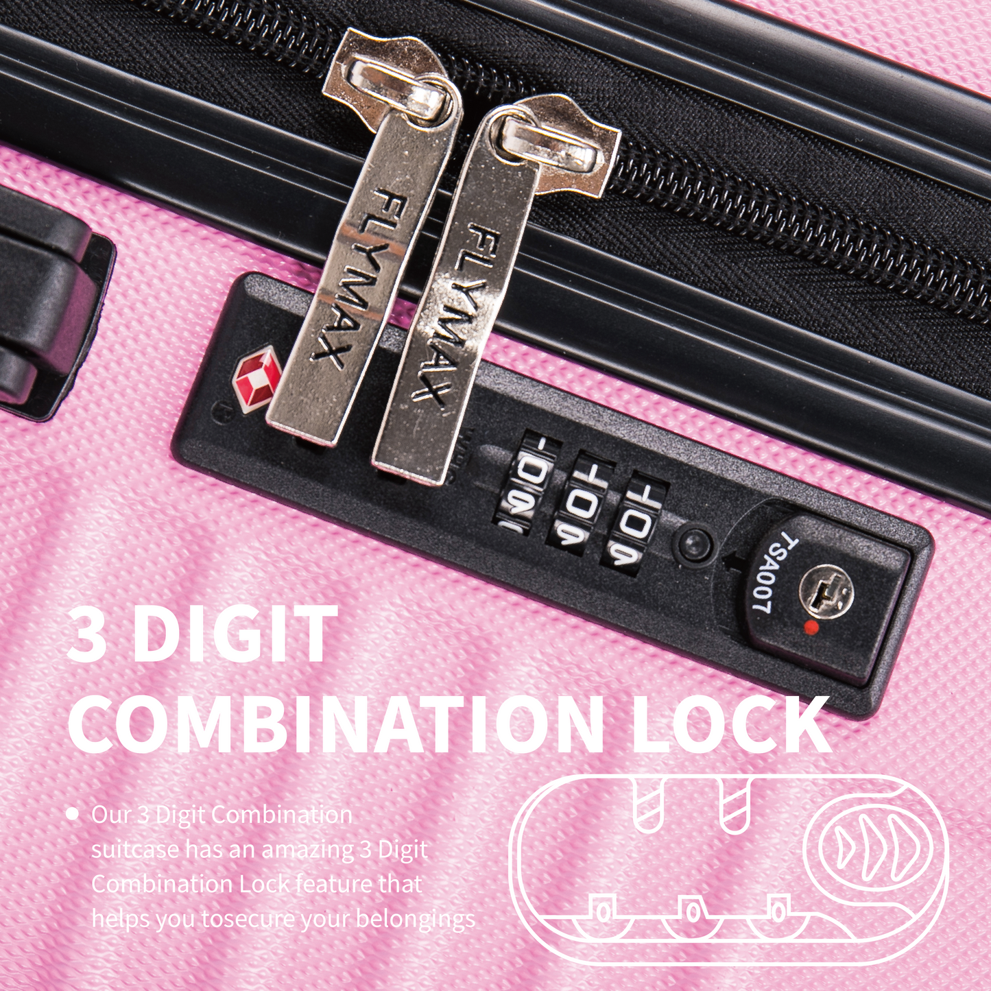 Flymax Zurich Shield 2-Piece Luggage Set – Unmatched Durability and Elegance for Every Journey