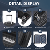 Flymax Zurich Shield Lightweight 29" Hard Shell Suitcase features