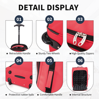 Flymax Sao Paulo Glide 45x36x20cm Ultra-Lightweight Cabin Luggage for EasyJet and Ryanair