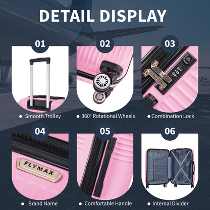 Flymax Zurich Shield 2-Piece Luggage Set – Unmatched Durability and Elegance for Every Journey