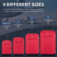 Vienna Voyage 29 inch lightweight suitcase sizes