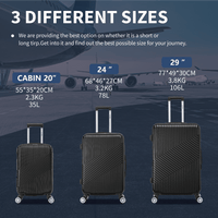Flymax Zurich Shield Lightweight 29" Hard Shell Suitcase diffrent sizes