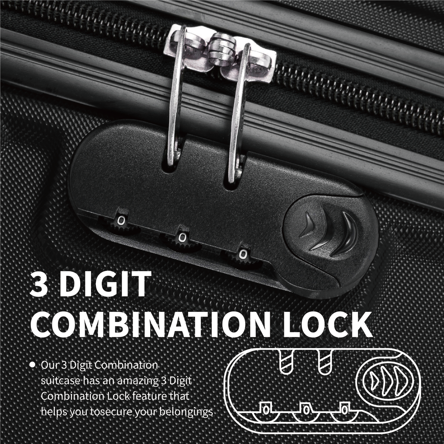 Flymax London Legacy 2-Piece Luggage Set – Travel in Style & Convenience