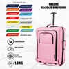 Flymax Sao Paulo Glide 45x36x20cm Ultra-Lightweight Cabin Luggage for EasyJet and Ryanair
