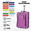 Flymax Sao Paulo Glide 45x36x20cm Ultra-Lightweight Cabin Luggage for EasyJet and Ryanair