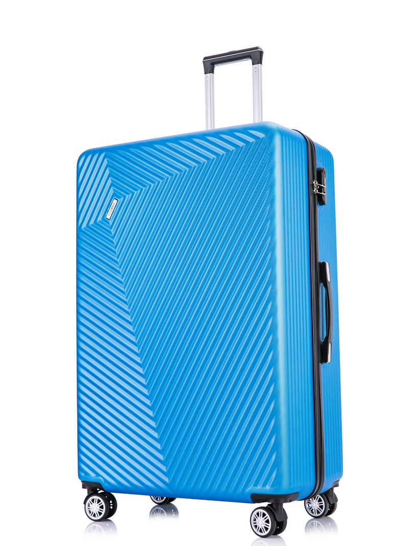 Flymax Mumbai Fortress Extra Large Suitcase in Blue
