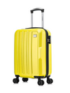 Flymax New York Fort Lightweight Cabin Suitcase in yellow