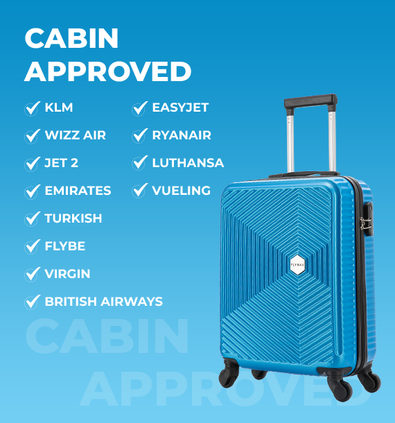 Flymax Luggage | Durable 4 Wheel Suitcases Carry Ons & Cabin Bags